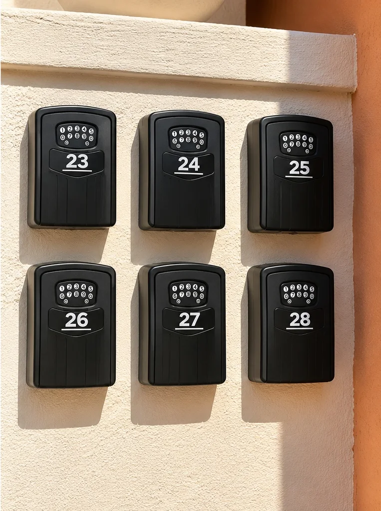 Cassette con codice per il ritiro delle chiavi, self check-in Bellavista Rooms